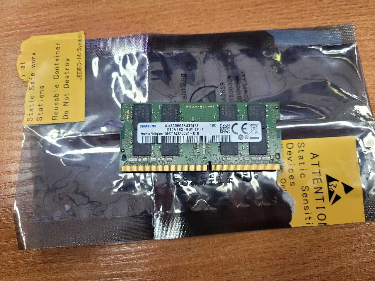 ОЗУ для ноутбука 16Gb DDR4 2666MHz SO-Dimm Samsung