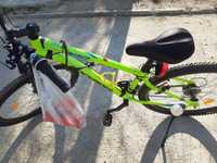 Vind bicicleta rock rider st 100 verde fosforescent mărimea m