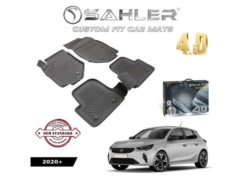 Гумени Стелки Sahler 4.5D за Опел Корса Ф / Opel Corsa F - след 2020г.