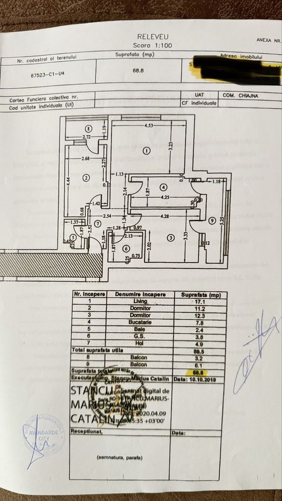 Apartament 3 camere Military Residence