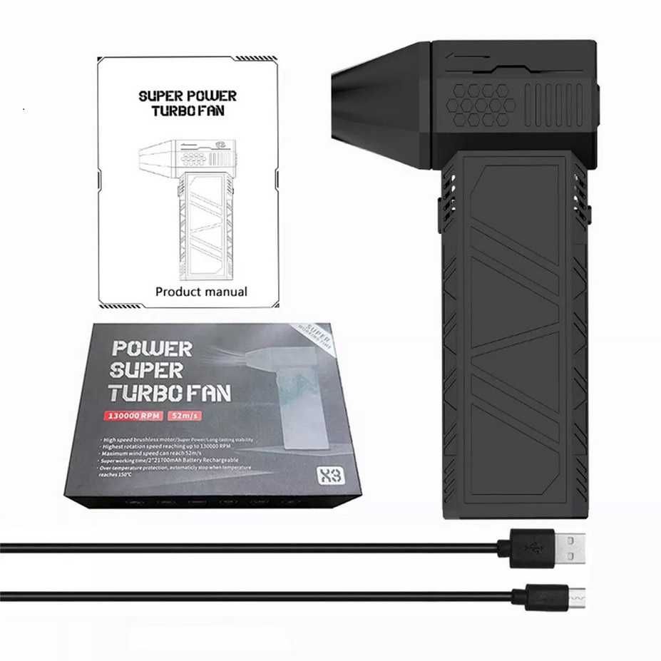 Suflanta Aer Comprimat Portabila X3 Turbo Jet Fan 130000RPM