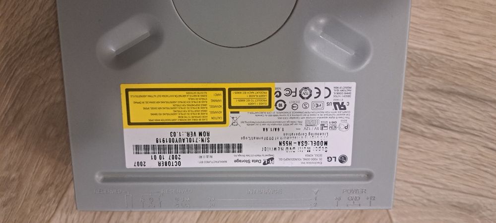 Dvd rw  Lg negru