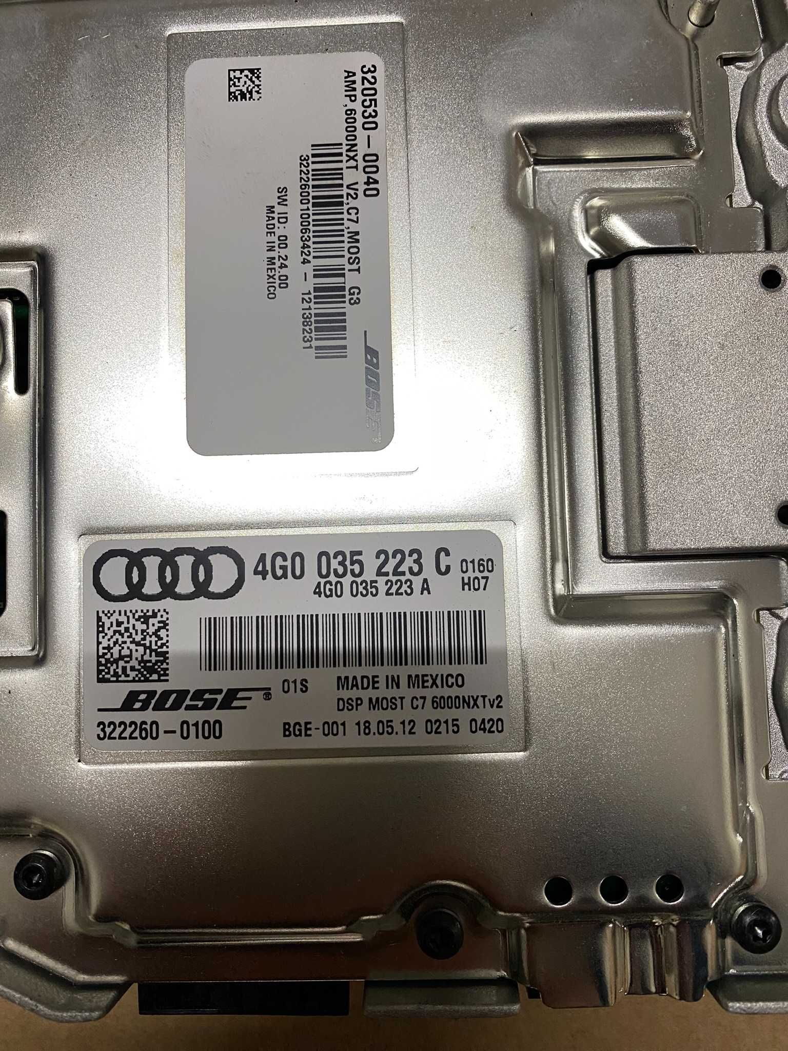 Amplificator statie audio Bose Audi A6 A7 A8 4g0035223c