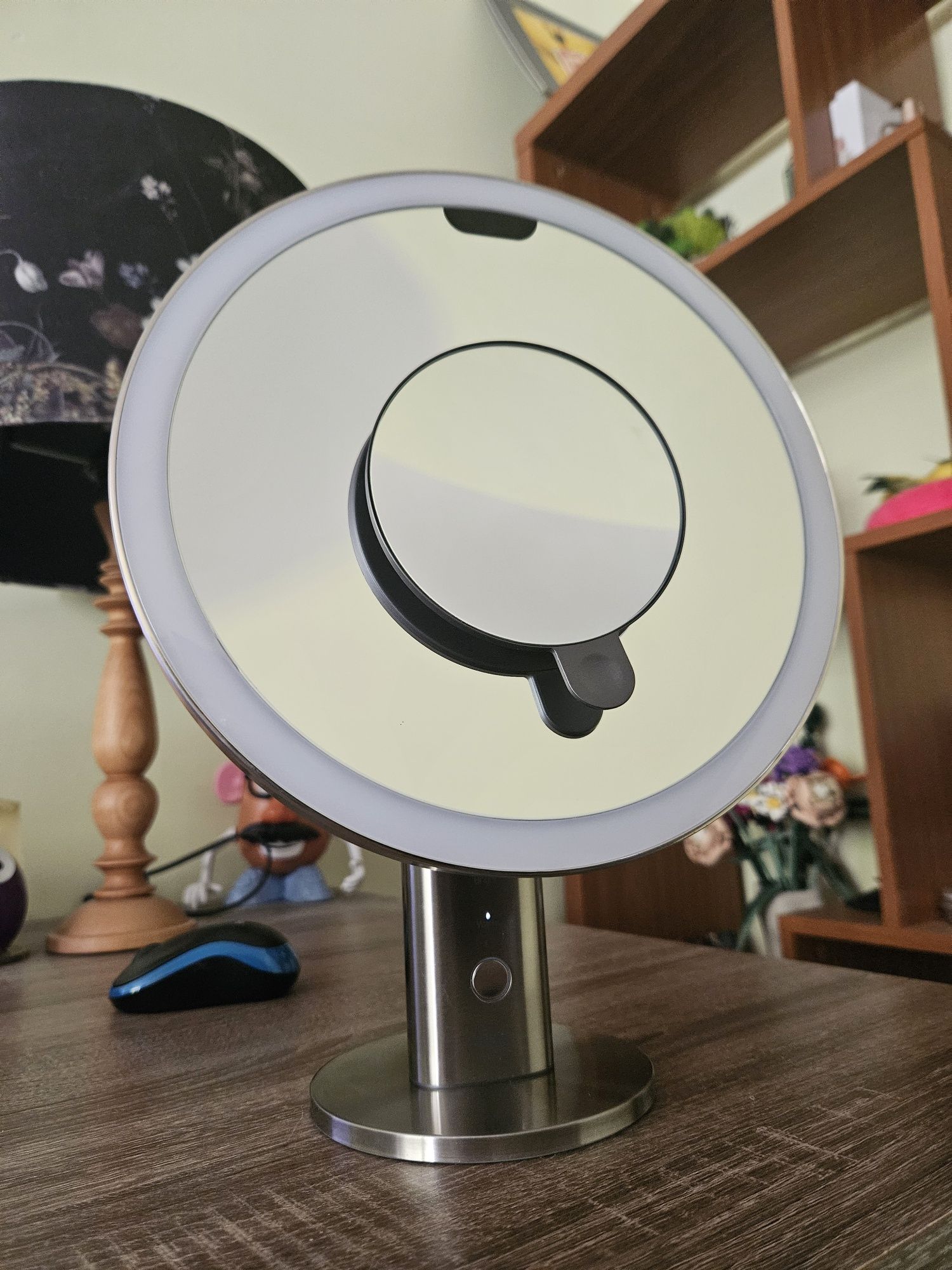 Сензорно светещо козметично огледало EKO iMira, 23.3 х 13.1 х 39.5 cm