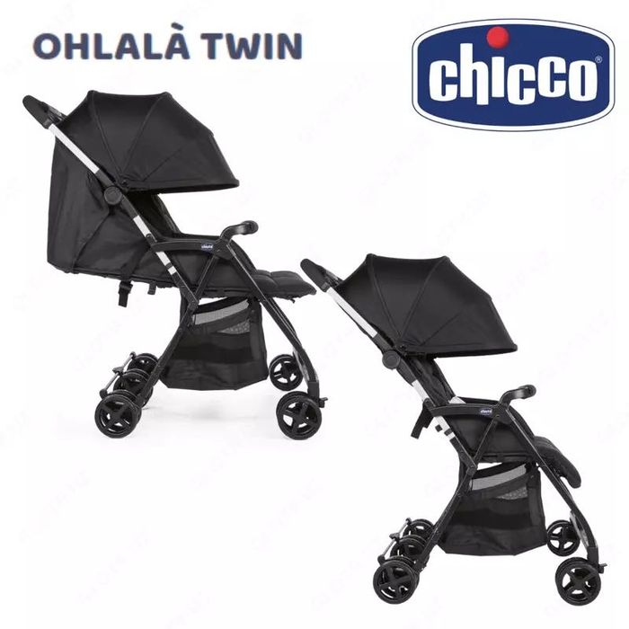 Juda qulay Egizaklar kolyaskasi- Chicco OHLALÀ TWIN