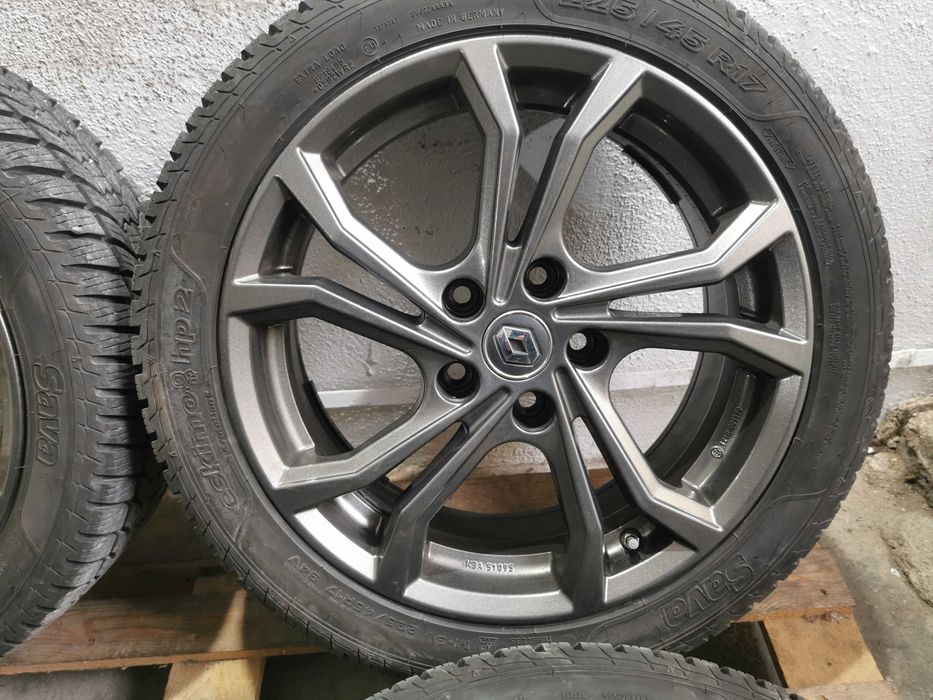 Jante Renault Megane R 17 cu anvelope de iarna