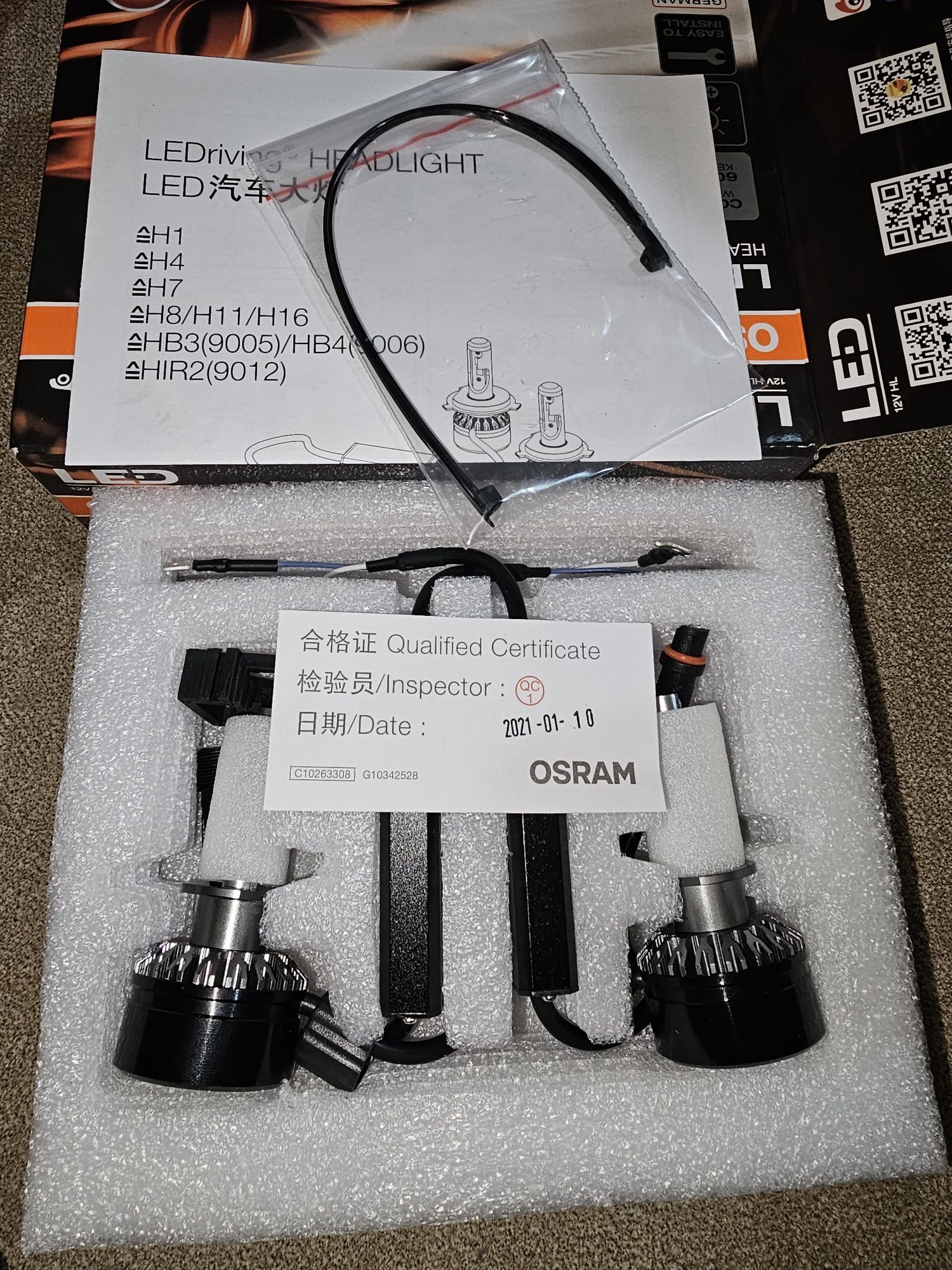 Bec Led h1 osram