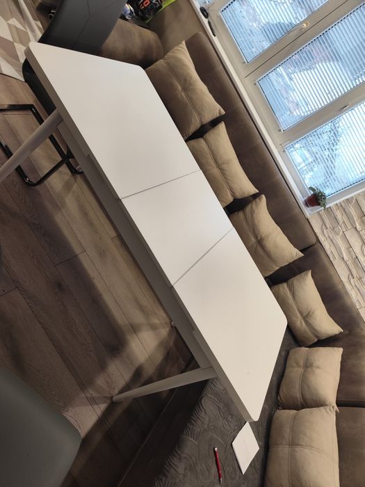 Разтегателна бяла маса 80/130-155лв