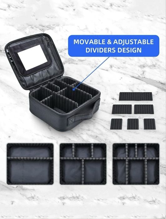 Нов Куфар за гримове с огледало