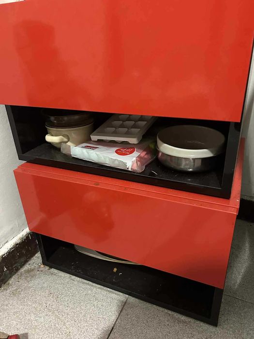 комплект спалня, гардероб, скрин, нощни щкафчета