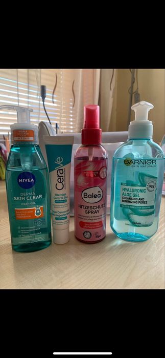 Козметика: Nivea, CeraVe, Balea, Garnier