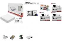 1 дона NVR 04
4 дона камера 2 MP IP
1 донаси MIC
1 дона блокпитания 10