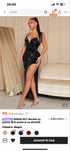 Rochie shein cu sclipici si paiete