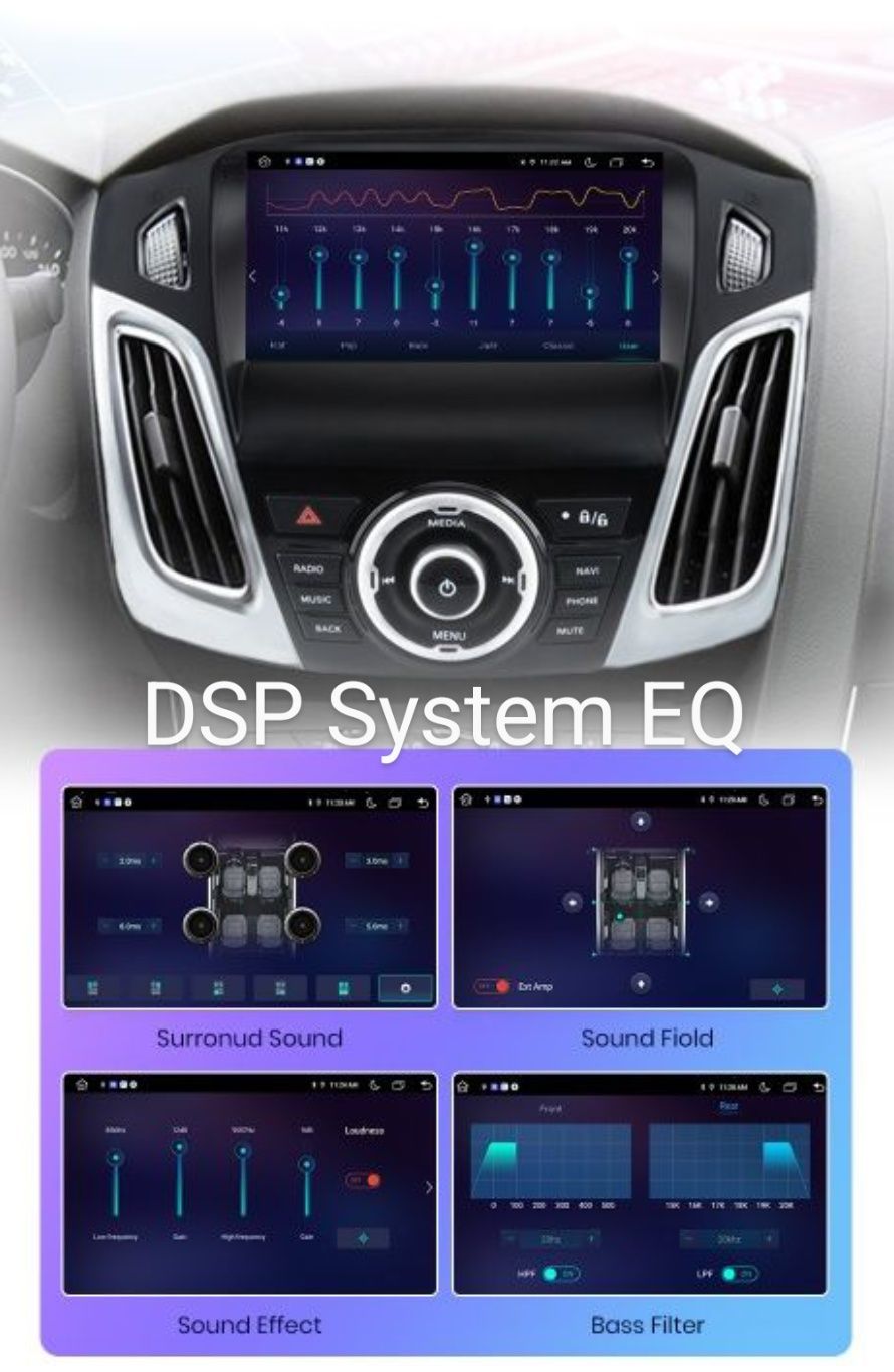 Navigatie Android dedicata Ford Focus 3 (2011-2019)