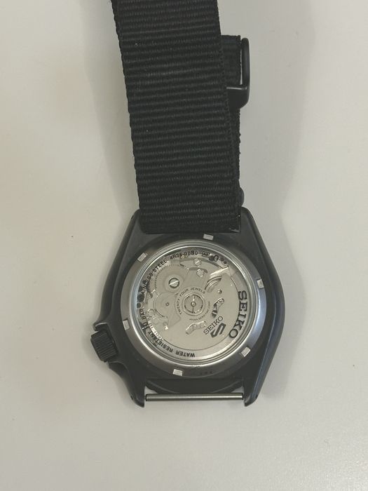 Seiko 5 Sports Blackout Nylon Strap 4R36-07G0