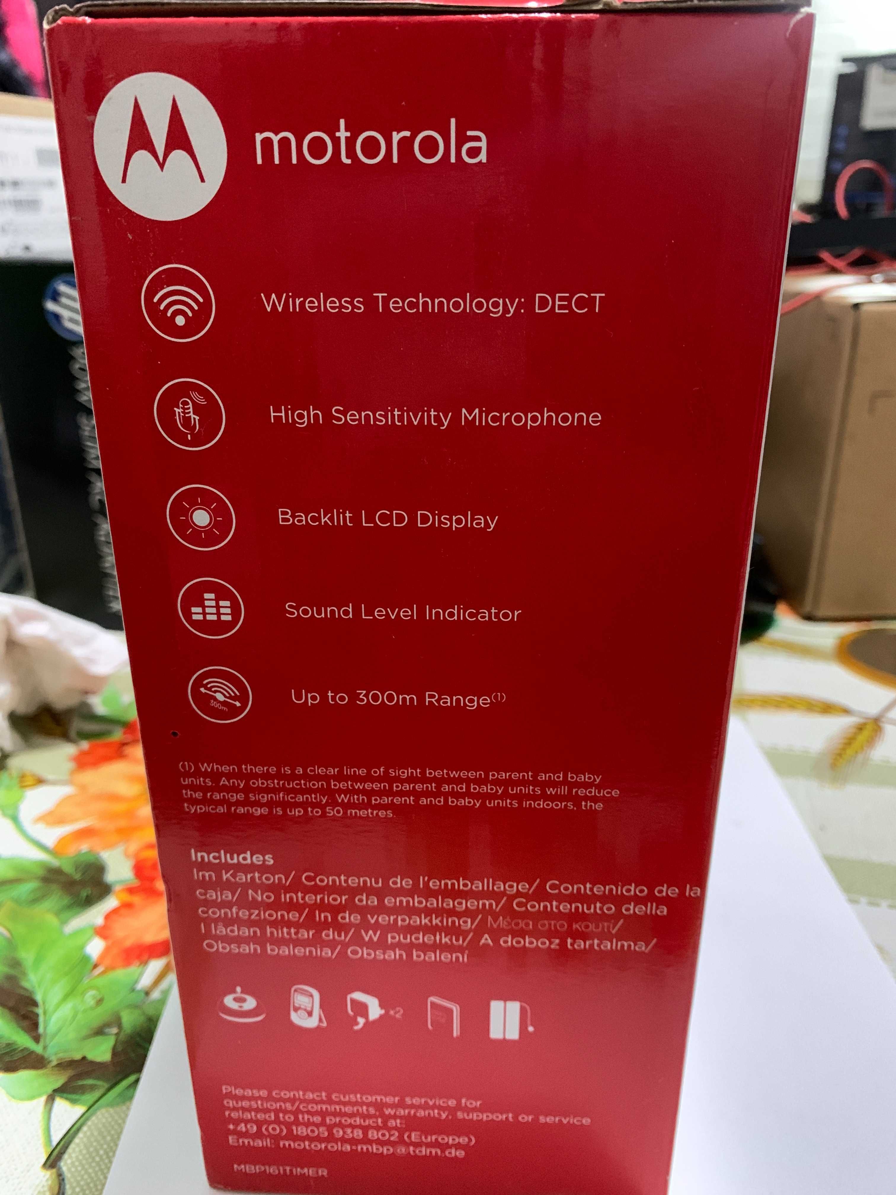 Baby monitor / interfon Motorola MBP161, digital, bidirectional NOU