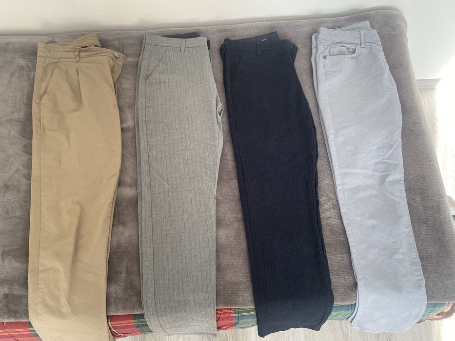 Брюки почти новые 4шт за 10К размер 30-34 рост 180-187