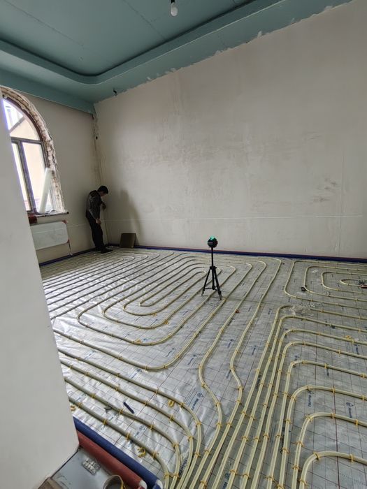 Сухой Стяжка пола, за кв 25000