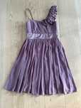 Rochie elegantă mov ocazie nuntă/botez un umăr, L/40