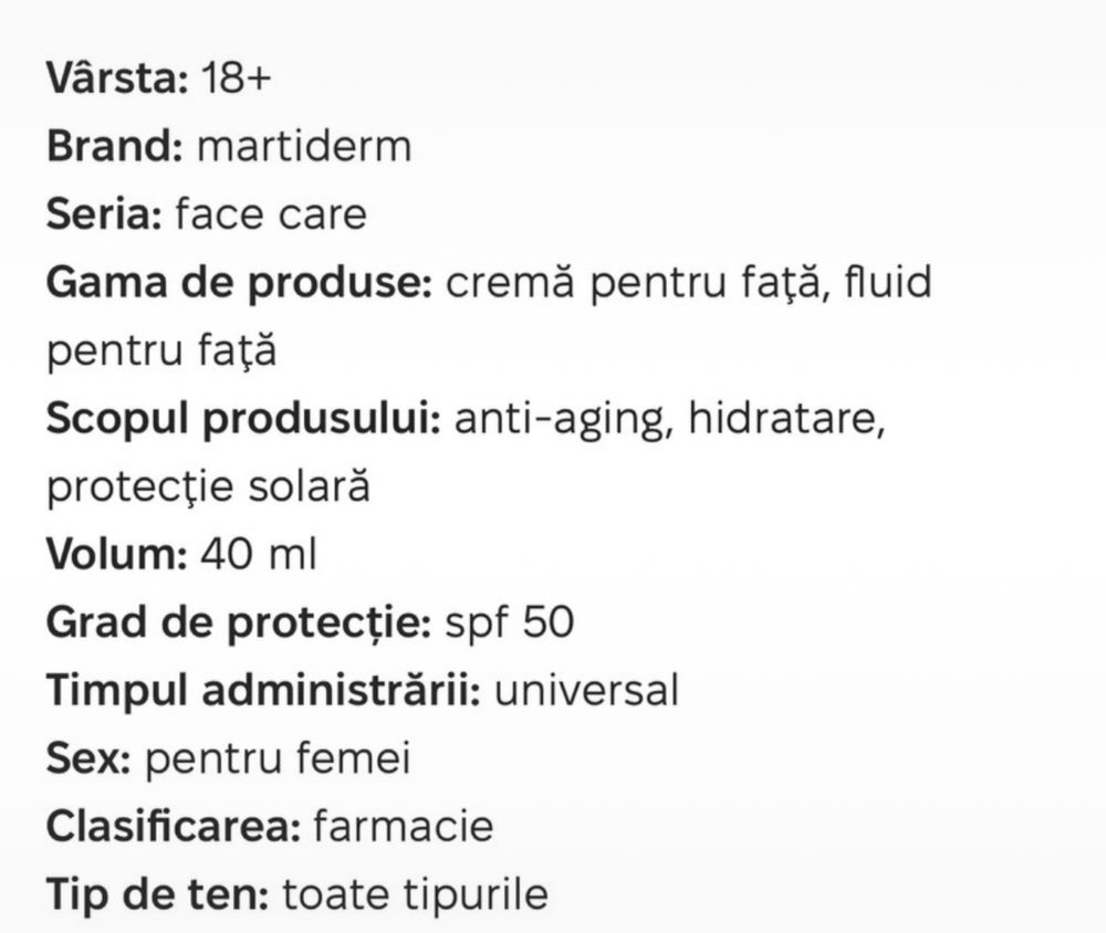 Crema de protectie solara pentru față