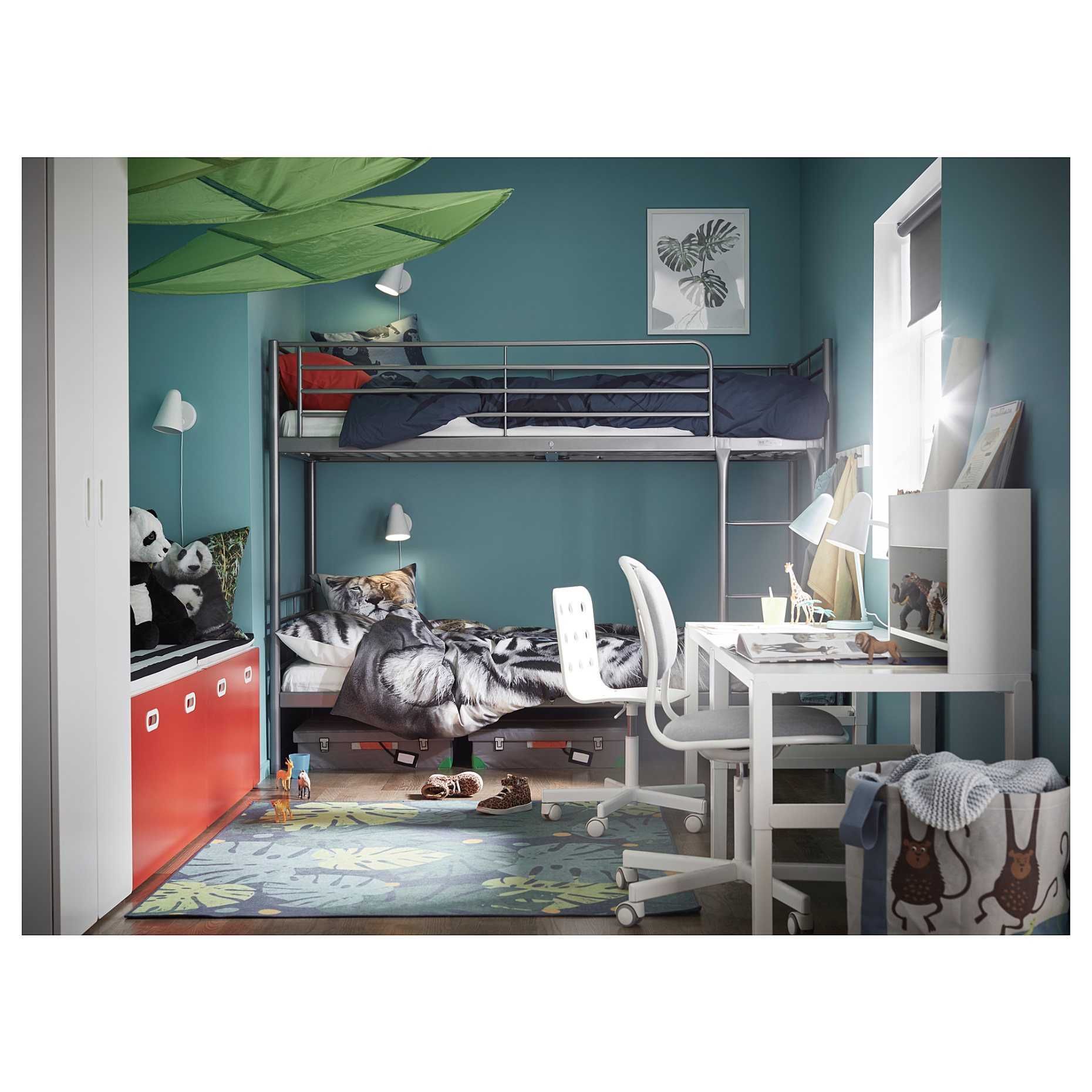 Двуетажно легло 90x200 IKEA SVÄRTA
