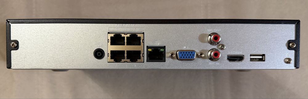 NVR Dahua 4 canale, 4K UHD