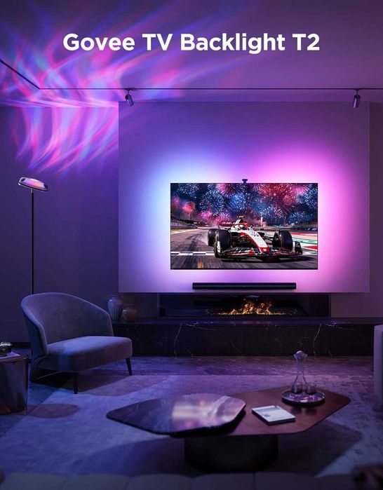 Govee Envisual T2 - Професионална Ambilight подсветка с 2 камери 55-65