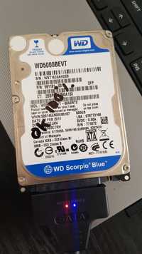 Hard disk HDD laptop WD Scorpio Blue 500 GB