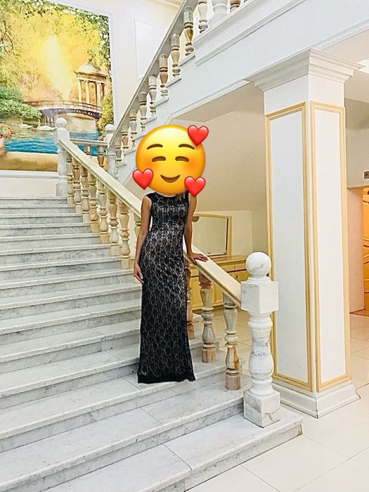 Платье вечернее черное