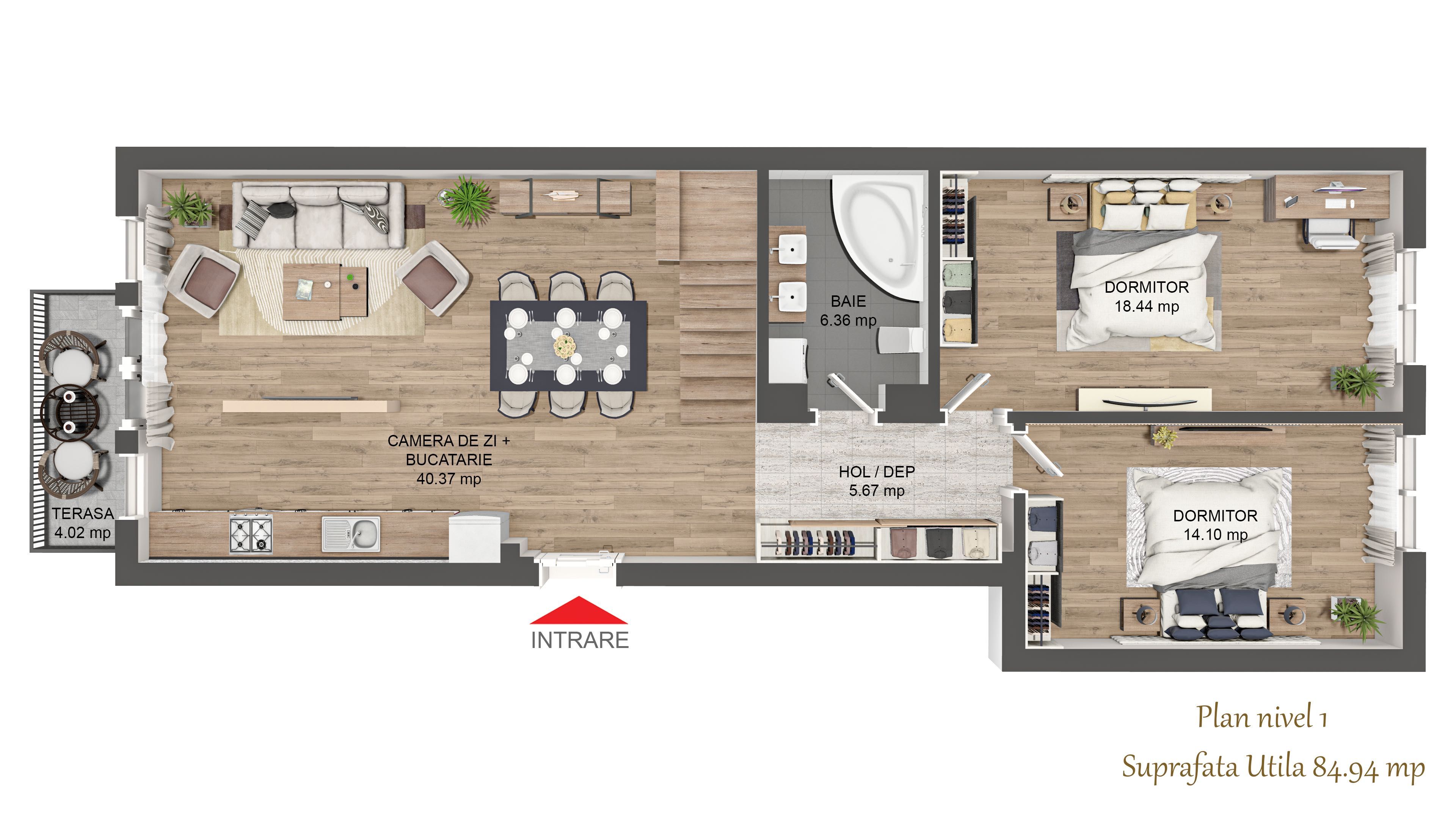 Vand apartament 6 camere, 165mp. Stejarului, Floresti