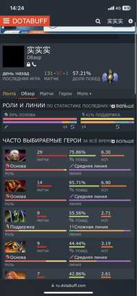 Аккаунт dota 2 4500 mmr