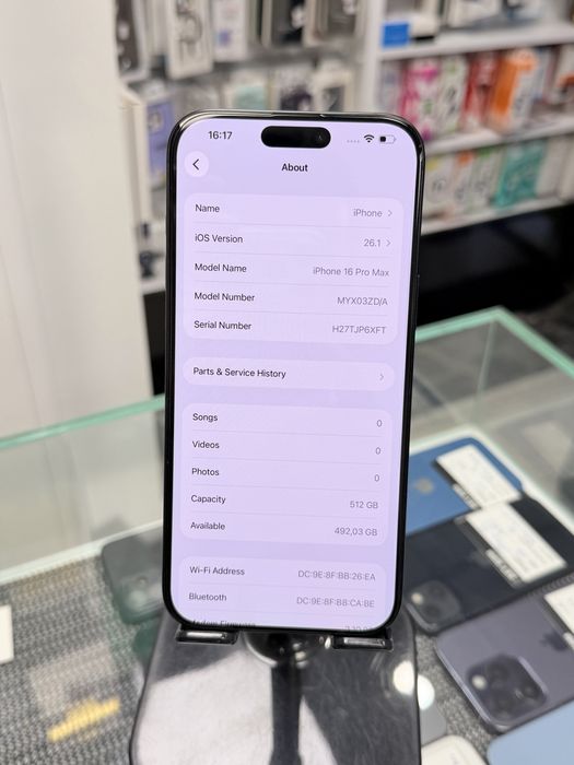 Apple iPhone 16 Pro Max 512GB Black Titanium