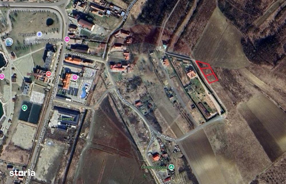 Teren 600 mp de vânzare în Cojocna – vedere spre Băile Cojocna