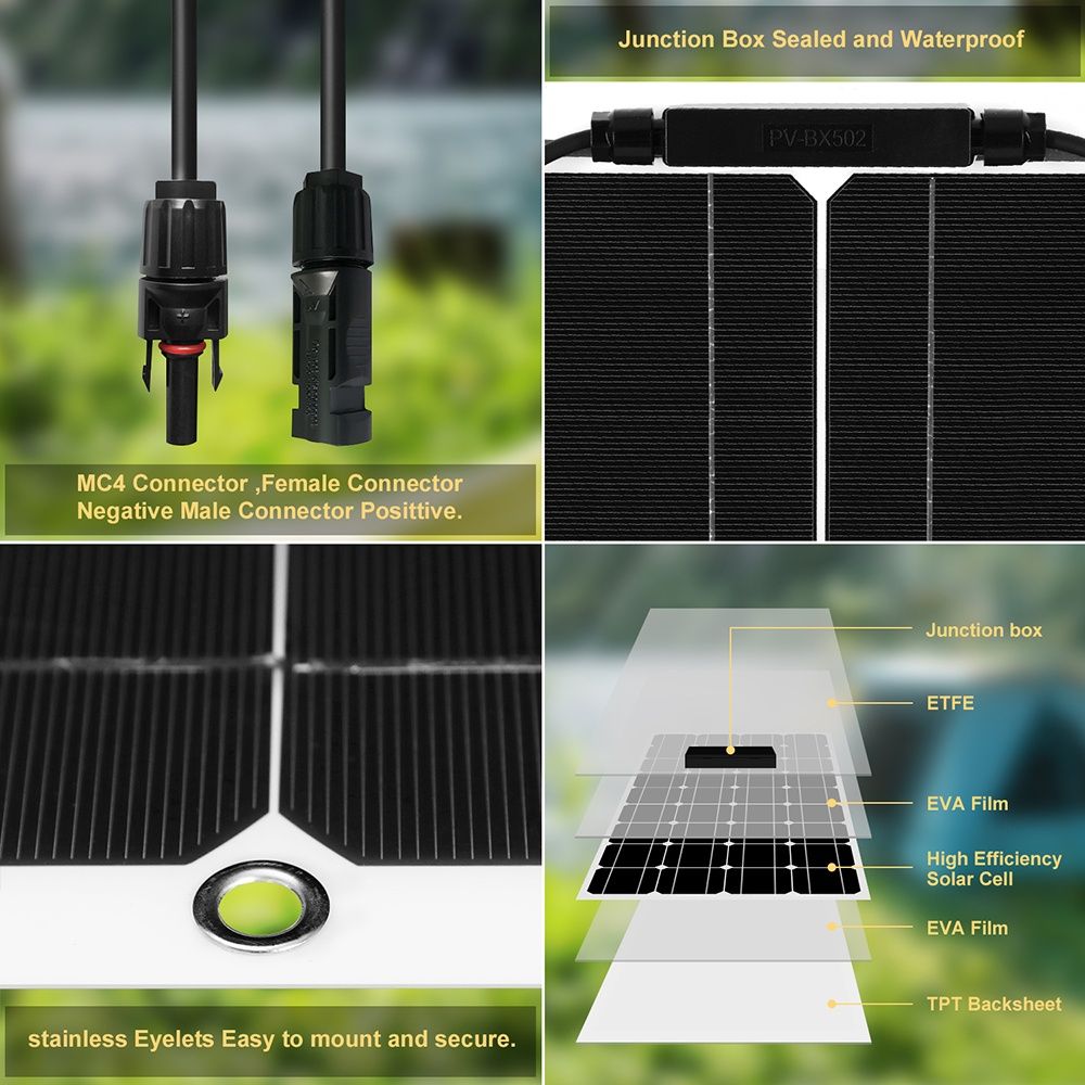 Panou solar Dokio 100W 18V flexibil
Greutate 1.1kg
Produs nou in cutie