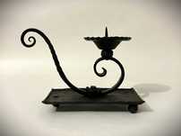 Sfesnic candelabru lama opait bronz fonta fier alama Art Bieder