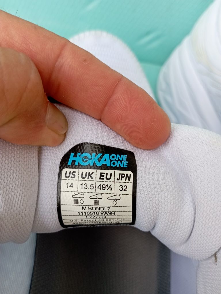 Hoka One One Bondi 7 спортни маратонки N:49 1/3 стелка 32см.