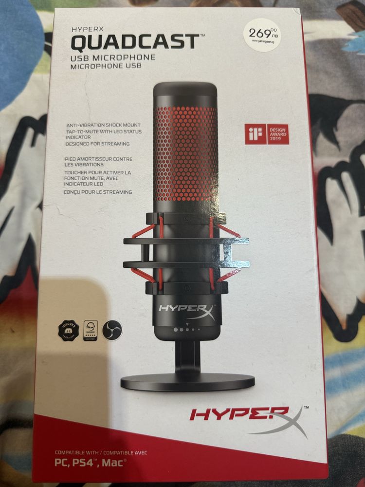 Микрофон HyperX QuadCast