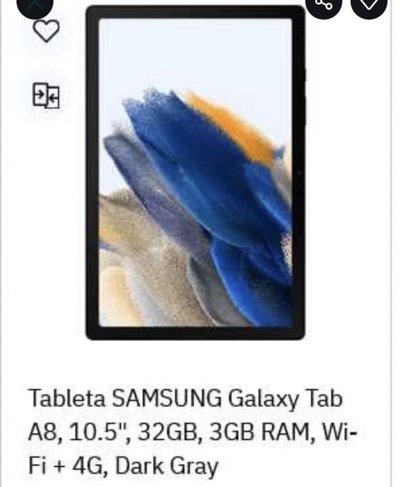 Tableta Samsung Galaxy Tab A8, X205, 4G