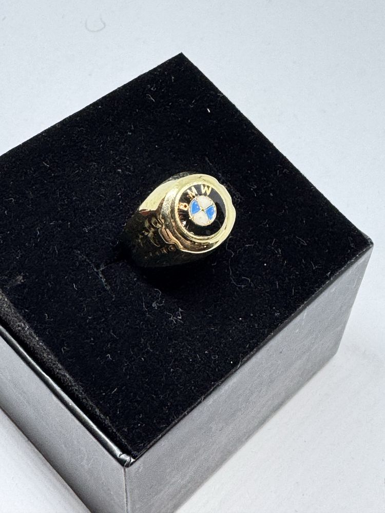 детски златен пръстен bmw 3.46гр 14к 585