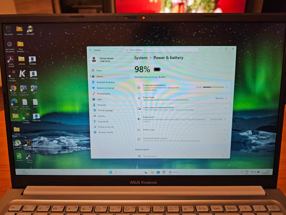 Лаптоп ASUS Vivobook 15 X1504ZA 15.6" i7 1255u 16GB RAM 512GB SSD