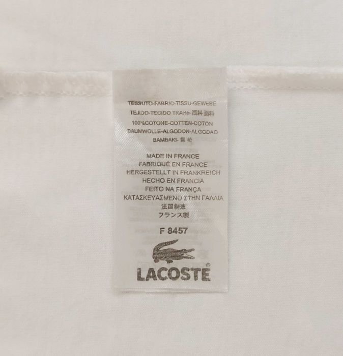 Tricou Lacoste - Pearl White