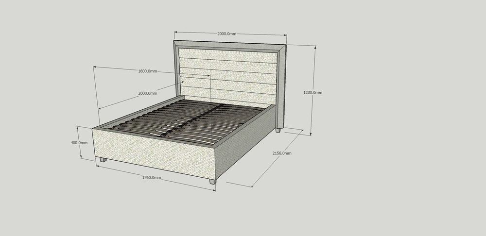 Тапицирано легло 160х200 дизайнерско с 5 години гаранция