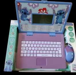 Двуезичен образователен лаптоп Lexibook, с мишка и екран, 124 дейности