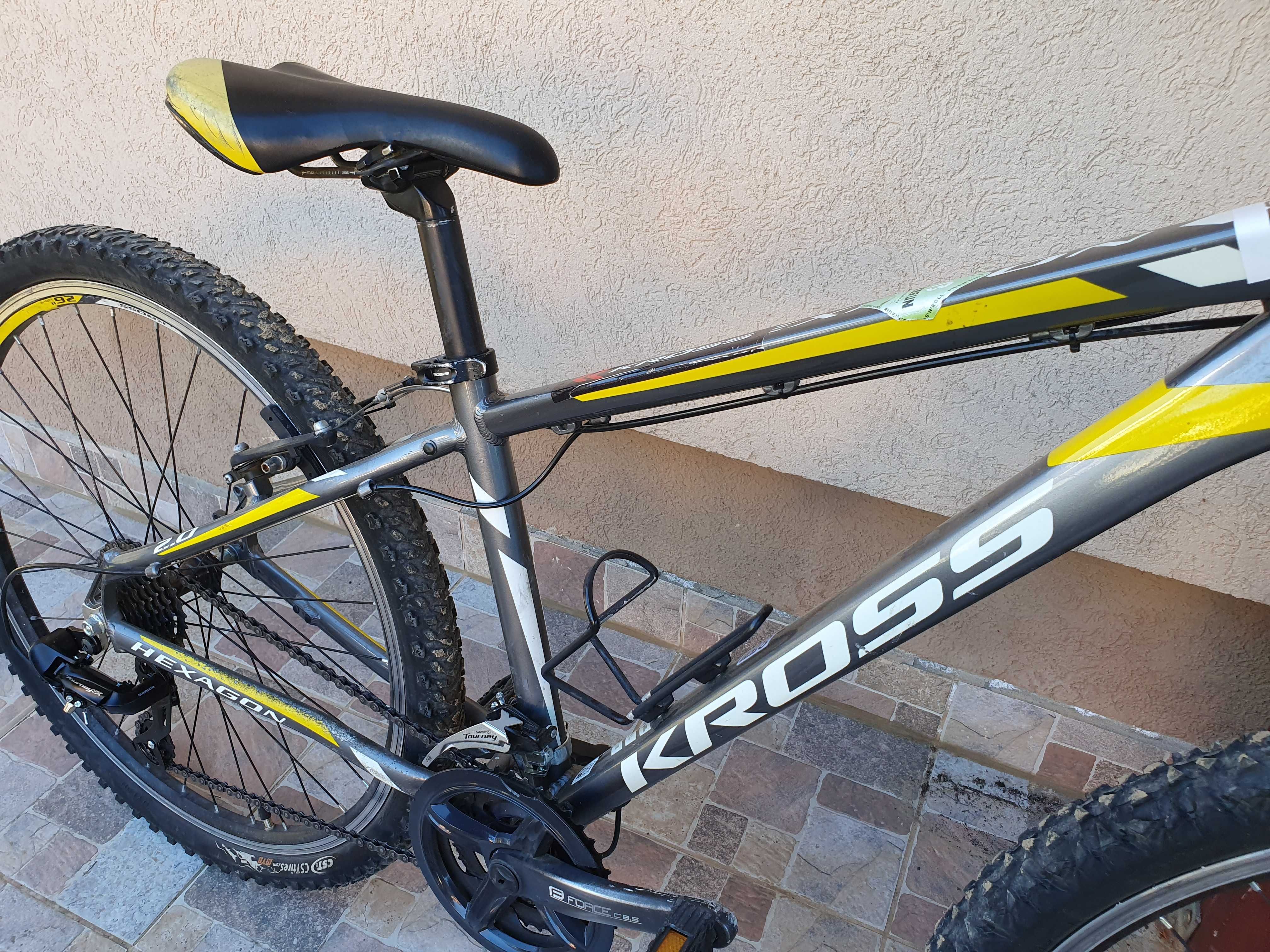 Bicicleta Kross Hexagon, 26'', stare f buna