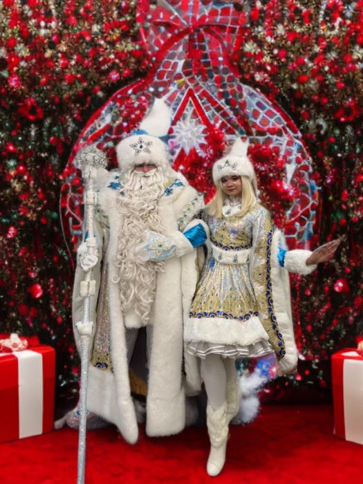 Новый год! Дед Мороз и Снегурочка! QORBОBO VA QORQIZ