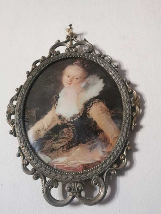 Tablou cu rama din bronz