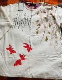 Дамска тениска с японски мотиви