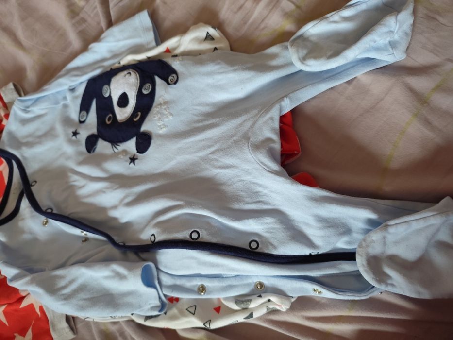 Гащеризони/пижами/ромпъри 6-9м