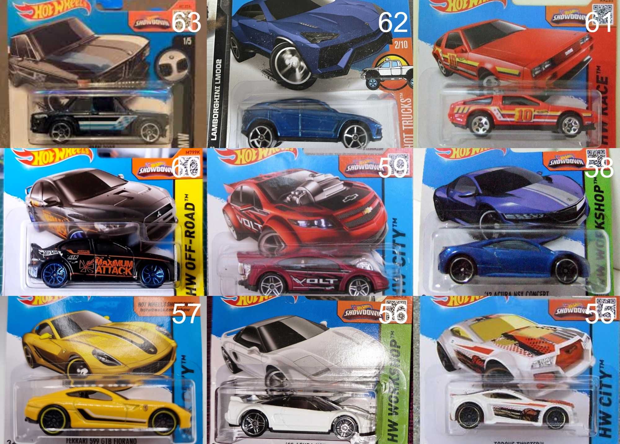 Метални колички Hot Wheels Хот Уиилс в мащаб 1:64 От различни години 2