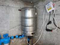 Bazin hidrofor butoi bere inox alimentar 50 L pregatit pentru hidrofor